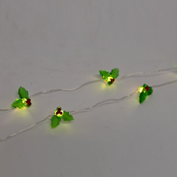 ΣΕΙΡΑ, 20 LED 3mm, ΔΙΑΚΟΣΜΗΤΙΚΑ ΑΚΡΥΛΙΚΑ ΓΚΙ, ΜΠΑΤΑΡΙΑΣ 3xΑΑ, ΧΡΟΝΟΔΙΑΚΟΠΤΗ, ΑΣΗΜΙ ΧΑΛΚΙΝΟ ΚΑΛΩΔΙΟ, ΘΕΡΜΟ ΛΕΥΚΟ LED ΑΝΑ 10cm, ΠΡΟΕΚΤΑΣΗ ΠΑΡΟΧΗΣ 30cm, IP20 (600-03343) - Image 3