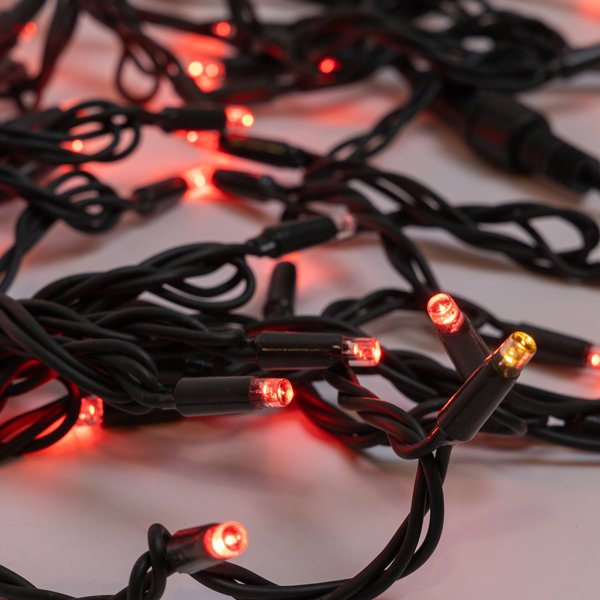 ΣΕΙΡΑ, 100 LED 5mm ΜΕ ΚΑΛΥΜΜΑ, 230V, 3 ΕΠΕΚΤΑΣΕΙΣ ΕΩΣ 9 ΣΕΤ, ΠΡΑΣΙΝΟ ΚΑΟΥΤΣΟΥΚ ΚΑΛΩΔΙΟ, 90 ΚΟΚΚΙΝΑ LED + 10 ΘΕΡΜΑ ΛΕΥΚΑ FLASH LED ANA 10cm, ΠΡΟΕΚΤΑΣΗ ΠΑΡΟΧΗΣ 1.5m, IP65 (600-09112) - Image 2