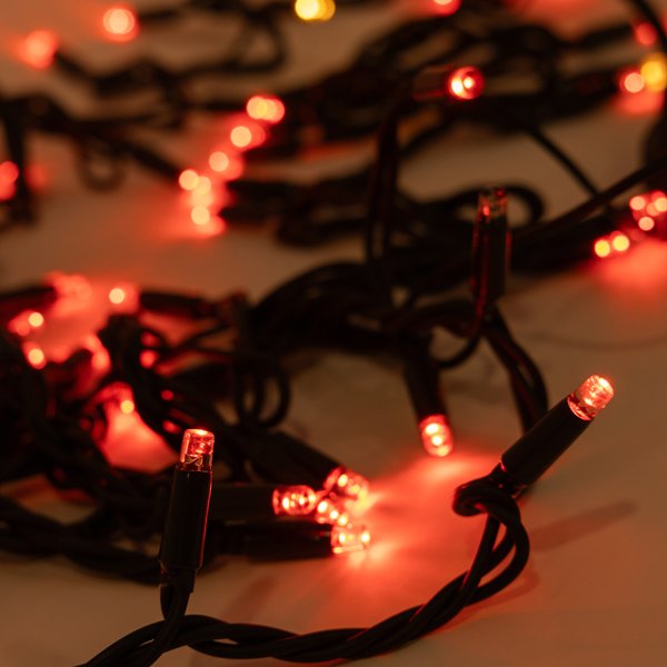 ΣΕΙΡΑ, 100 LED 5mm ΜΕ ΚΑΛΥΜΜΑ, 230V, 3 ΕΠΕΚΤΑΣΕΙΣ ΕΩΣ 9 ΣΕΤ, ΠΡΑΣΙΝΟ ΚΑΟΥΤΣΟΥΚ ΚΑΛΩΔΙΟ, 90 ΚΟΚΚΙΝΑ LED + 10 ΘΕΡΜΑ ΛΕΥΚΑ FLASH LED ANA 10cm, ΠΡΟΕΚΤΑΣΗ ΠΑΡΟΧΗΣ 1.5m, IP65 (600-09112) - Image 3