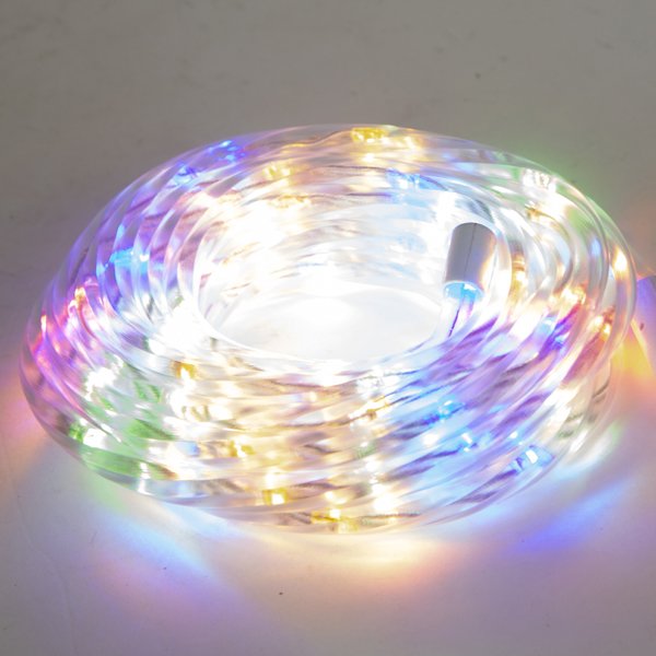 SMD LED ΦΩΤΟΣΩΛΗΝΑ 18m, ΜΟΝΟΚΑΝΑΛΗ, 31V ΜΕΤΑΣΧΗΜΑΤΙΣΤΗ, 8 ΠΡΟΓΡΑΜΜΑΤΑ & ΜΝΗΜΗ, ΘΕΡΜΟ ΛΕΥΚΟ LED, 20 LED/m, ΠΡΟΕΚΤΑΣΗ ΠΑΡΟΧΗΣ 3m, IP44 (600-22163) - Image 3