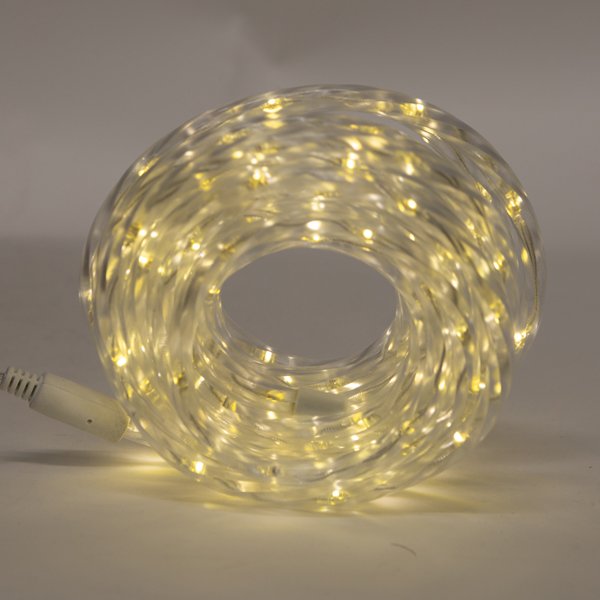 SMD LED ΦΩΤΟΣΩΛΗΝΑ 6m, ΜΟΝΟΚΑΝΑΛΗ, ΗΛΙΑΚΟ ΠΑΝΕΛ ΜΕ ΑΙΣΘΗΤΗΡΑ ΦΩΤΟΣ, ΘΕΡΜΟ ΛΕΥΚΟ LED, 20 LED/m, ΠΡΟΕΚΤΑΣΗ ΠΑΡΟΧΗΣ 2m, IP44 (600-22165) - Image 2