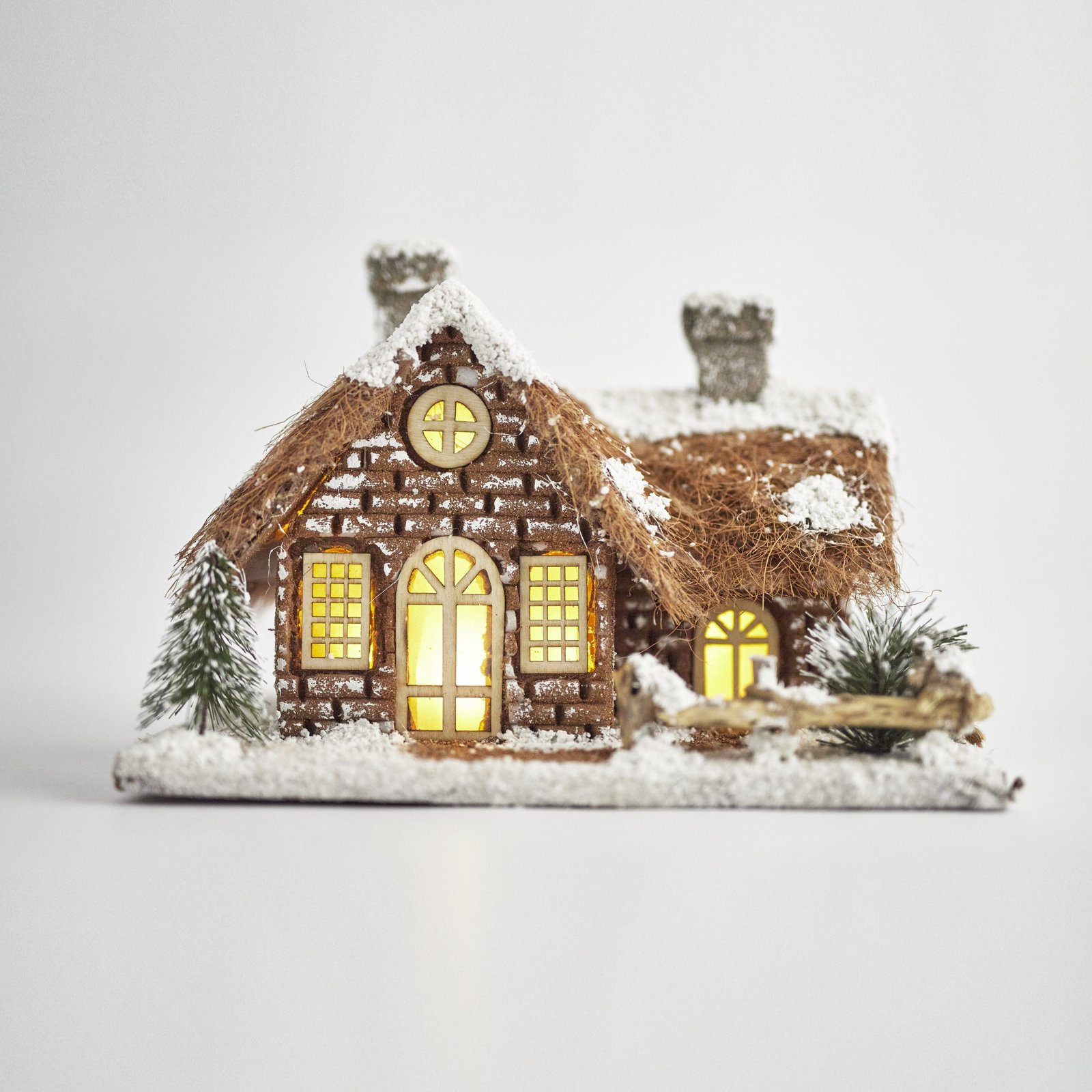 ΣΠΙΤΑΚΙ ΦΩΤΙΖΟΜΕΝΟ, ΜΕ ΜΟΝΟΠΑΤΙ, ΜΠΑΤΑΡΙΑΣ, 30x20x20cm (600-43990) - Image 2