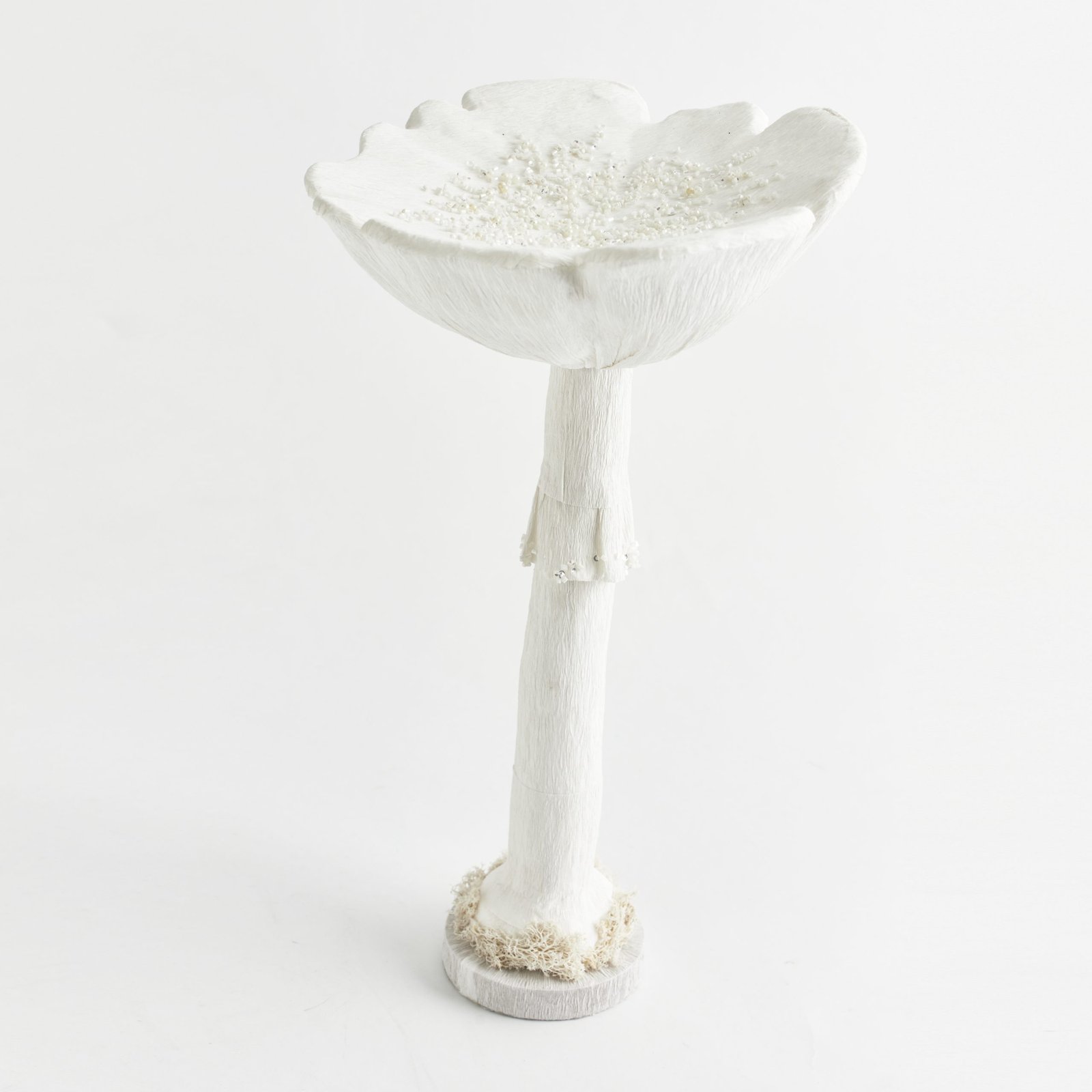 ΜΑΝΙΤΑΡΙ, ΛΕΥΚΟ, ΜΕ ΛΕΥΚΟ ΚΟΡΜΟ, 25x25x42cm (600-44067) - Image 2