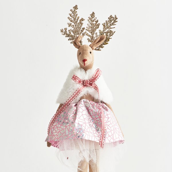 ΥΦΑΣΜΑΤΙΝΟΣ ΤΑΡΑΝΔΟΣ, ΜΕ ΡΟΖ ΦΟΥΣΤΑ, 13x44cm (600-44486) - Image 2