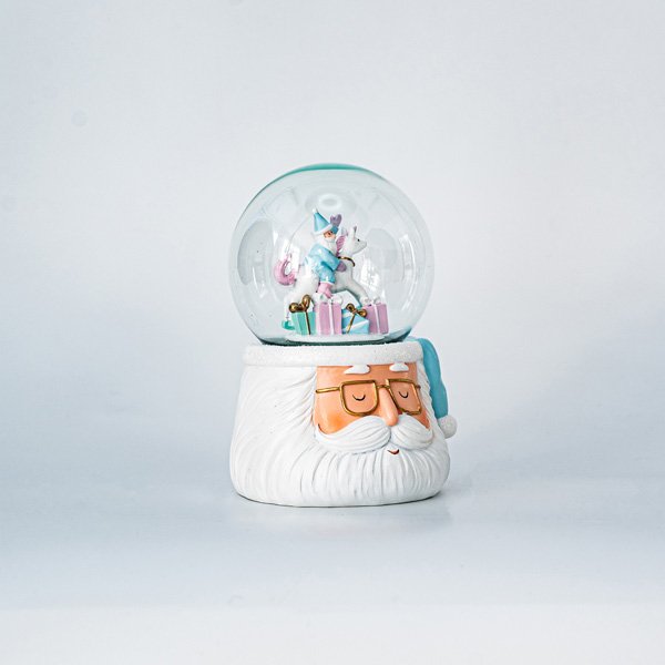 ΧΙΟΝΟΜΠΑΛΑ, ΑΓΙΟΣ ΒΑΣΙΛΗΣ, ΜΕ ΚΟΥΝΙΣΤΟ ΑΛΟΓΑΚΙ ΣΤΟ ΕΣΩΤΕΡΙΚΟ ΤΗΣ, 15cm (600-45516) - Image 3