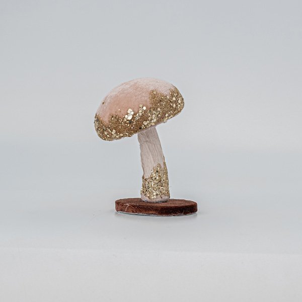 ΒΕΛΟΥΔΙΝΟ ΜΑΝΙΤΑΡΙ, ΣΟΜΟΝ, ΜΕ ΧΡΥΣΟ ΓΚΛΙΤΕΡ, 7x13cm (600-45557) - Image 2