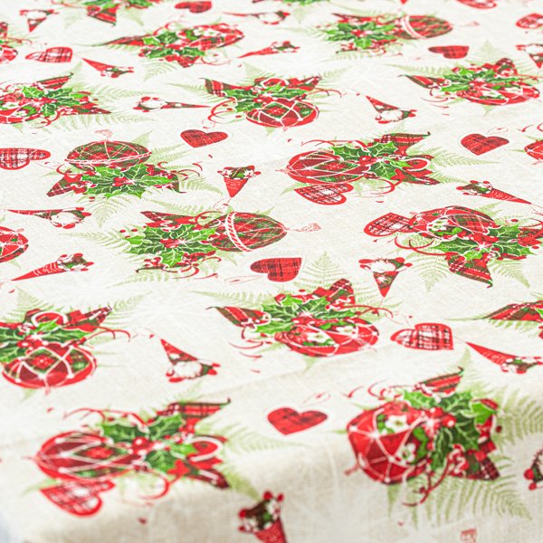 ΤΡΑΠΕΖΟΜΑΝΤΗΛΟ ΜΕ ΧΡΙΣΤΟΥΓΕΝΝΙΑΤΙΚΑ ΣΧΕΔΙΑ 140x180cm (600-45869) - Image 4