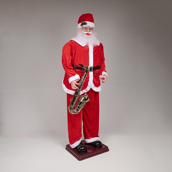 ΑΓΙΟΣ ΒΑΣΙΛΗΣ ΜΕ ΣΑΞΟΦΩΝΟ, ΜΕ ΜΟΥΣΙΚΗ ΚΑΙ ΚΙΝΗΣΗ, 180cm (600-46311) - Image 2
