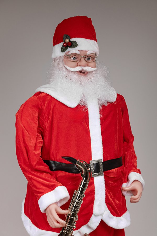 ΑΓΙΟΣ ΒΑΣΙΛΗΣ ΜΕ ΣΑΞΟΦΩΝΟ, ΜΕ ΜΟΥΣΙΚΗ ΚΑΙ ΚΙΝΗΣΗ, 180cm (600-46311) - Image 3