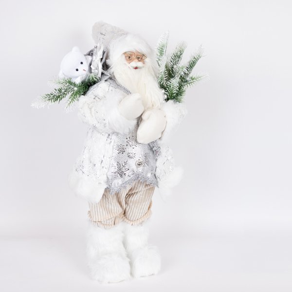 ΑΗ ΒΑΣΙΛΗΣ ΜΕ ΛΕΥΚA ΓΟΥΝΙΝΑ ΡΟΥΧΑ, 60cm (600-46357) - Image 2