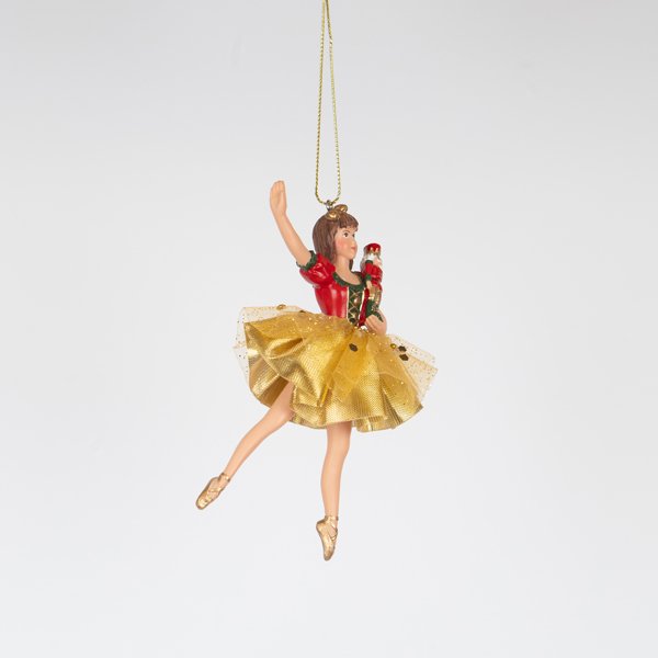 ΜΠΑΛΑΡΙΝΑ ΜΕ ΚΑΡΥΟΘΡΑΥΣΤΗ ΚΑΙ ΧΡΥΣΗ ΦΟΥΣΤΑ, 13cm (600-46468) - Image 2