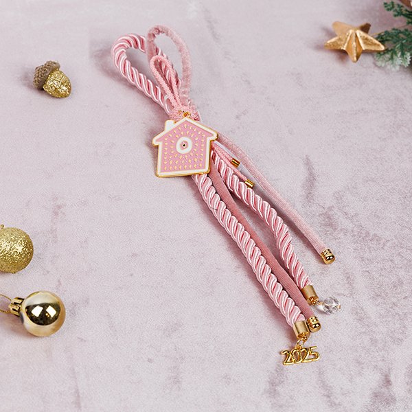 ΚΡΕΜΑΣΤΟ ΓΟΥΡΙ, ΡΟΖ, ΜΕ ΣΠΙΤΑΚΙ, 30cm (600-46625) - Image 4