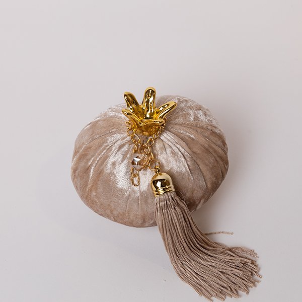 ΡΟΔΙ, ΒΕΛΟΥΔΙΝΟ, ΣΑΜΠΑΝΙ, ΜΕ ΧΡΥΣΕΣ ΛΕΠΤΟΜΕΡΕΙΕΣ, 10cm (600-46629) - Image 2