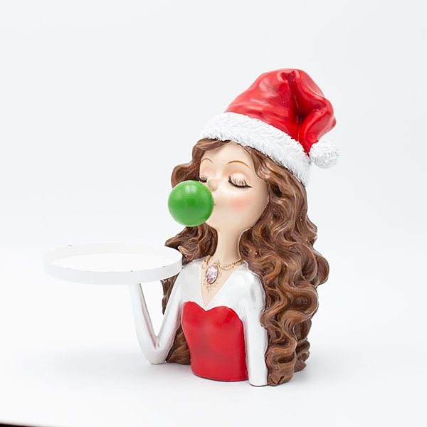 ΚΟΡΙΤΣΙ ΠΟΛΥΡΕΖΙΝ, ΜΕ ΤΣΙΧΛΟΦΟΥΣΚΑ ΚΑΙ ΔΙΣΚΟ, 21x17x23cm (600-46752) - Image 2