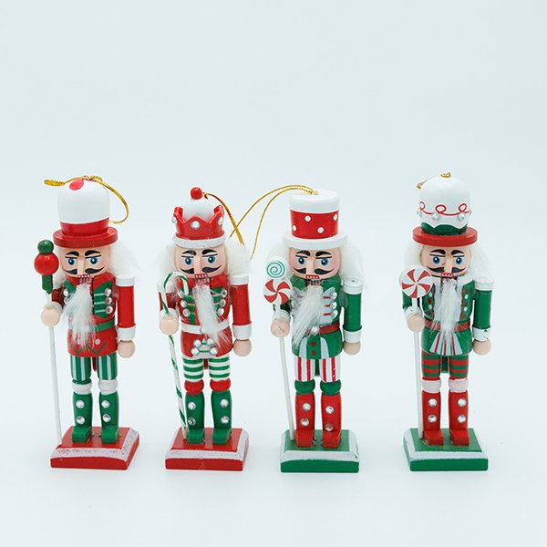 ΚΑΡΥΟΘΡΑΥΣΤΗΣ, ΚΟΚΚΙΝΟ ΠΡΑΣΙΝΟ CANDY, ΣΕΤ 4TMX, 5x13cm (600-46866) - Image 2