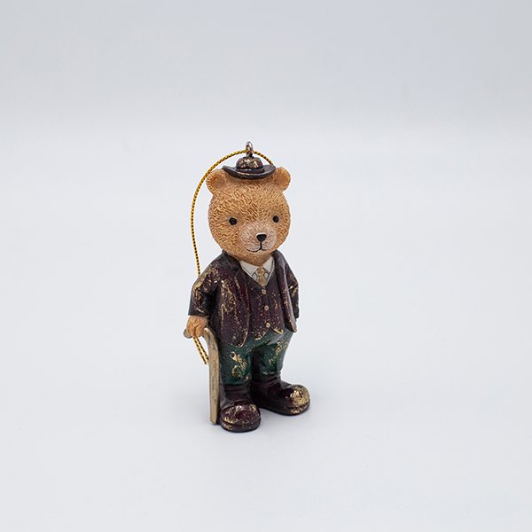 ΣΤΟΛΙΔΙ ΠΟΛΥΡΕΖΙΝ, ΑΚΡΟΥΔΑΚΙ VINTAGE ΜΕ ΜΠΑΣΤΟΥΝΙ, 4.5x9.5cm (600-46954) - Image 3