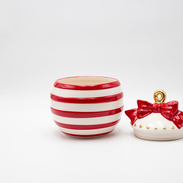 ΜΠΙΣΚΟΤΙΕΡΑ, ΧΡΙΣΤΟΥΓΕΝΝΙΑΤΙΚΗ ΜΠΑΛΑ CANDY, ΔΙΑΚΟΣΜΗΤΙΚΗ, 17x20cm (600-47026) - Image 2