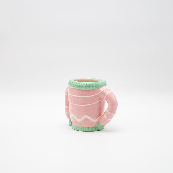 ΚΟΥΠΑ, ΠΟΥΛΟΒΕΡ, ΡΟΖ ΜΕ ΧΡΥΣΑ ΑΣΤΕΡΑΚΙΑ, ΔΙΑΚΟΣΜΗΤΙΚΗ, 15.1x12.1cm (600-47033) - Image 2