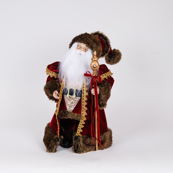 ΑΗ ΒΑΣΙΛΗΣ ΜΕ ΧΡΥΣΟ ΣΚΗΠΤΡΟ, 46cm (600-47080) - Image 2