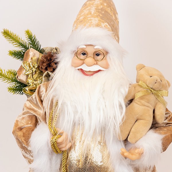 ΑΗ ΒΑΣΙΛΗΣ ΜΕ ΣΑΜΠΑΝΙ ΡΟΥΧΑ ΚΑΙ ΑΡΚΟΥΔΑΚΙ, 60cm (600-47098) - Image 2