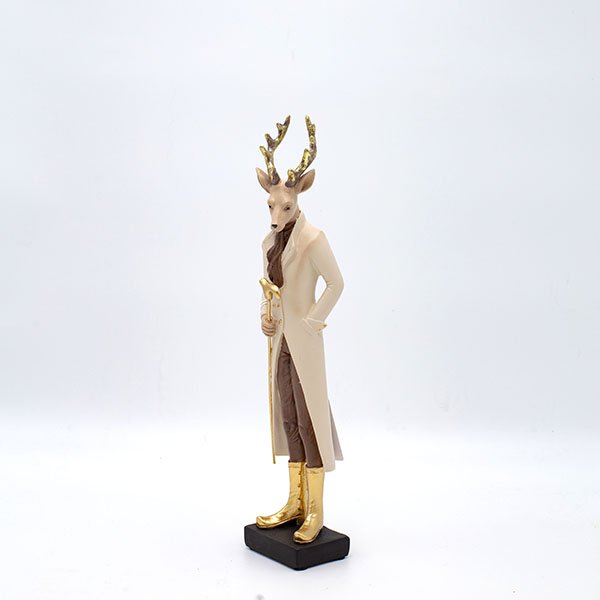 ΤΑΡΑΝΔΟΣ ΠΟΛΥΡΕΖΙΝ, ΜΕ ΣΜΟΚΙΝ ΚΑΙ ΜΠΑΣΤΟΥΝΙ, 31cm (600-47125) - Image 2