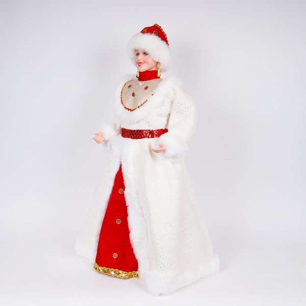 ΒΑΣΙΛΙΣΣΑ ΤΟΥ ΧΙΟΝΙΟΥ, ΜΕ ΛΕΥΚΟ ΚΟΚΚΙΝΟ ΡΟΥΧΟ, 80cm (600-47273) - Image 2