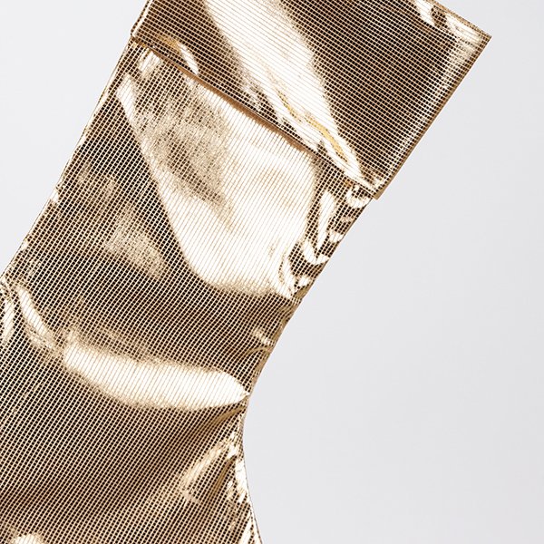 ΚΑΛΤΣΑ, ΜΕΤΑΛΛΙΚΟ ΧΡΥΣΟ, 49cm (600-47301) - Image 2