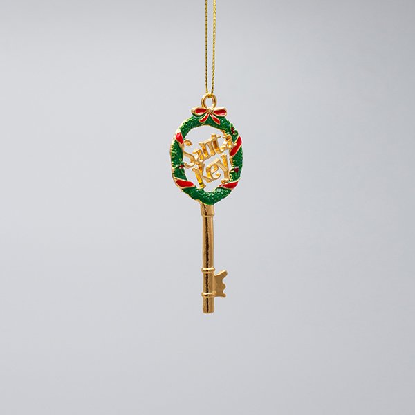 ΚΛΕΙΔΙ ΤΟΥ ΑΗ ΒΑΣΙΛΗ, ΧΡΥΣΟ, 9x4cm (600-47357) - Image 2