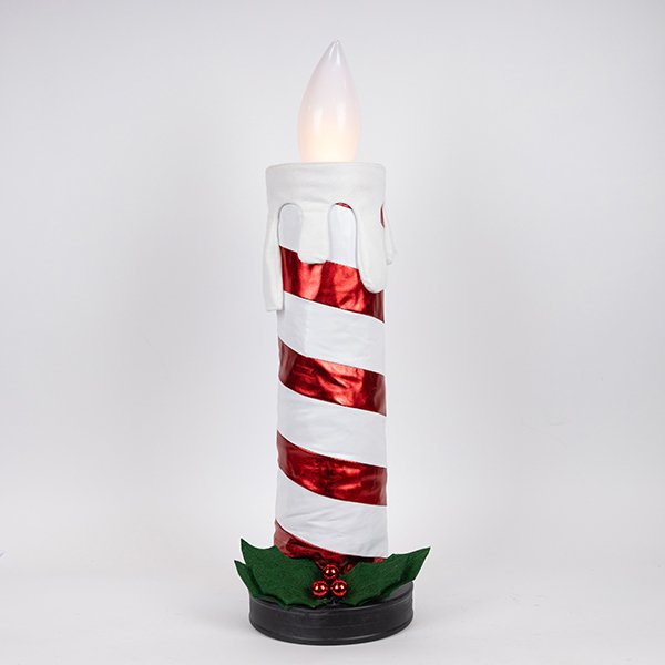 ΚΕΡΙ ΠΤΥΣΟΜΕΝΟ ΜΕ ΚΙΝΟΥΜΕΝΗ ΦΛΟΓΑ, CANDY, ΜΠΑΤΑΡΙΑΣ, 100cm (600-47433) - Image 2