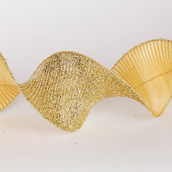 ΚΟΡΔΕΛΑ ΣΠΙΡΑΛ, ΧΡΥΣΗ, ΠΛΟΥΜΙΣΤΗ, 500x12cm (600-47577) - Image 4