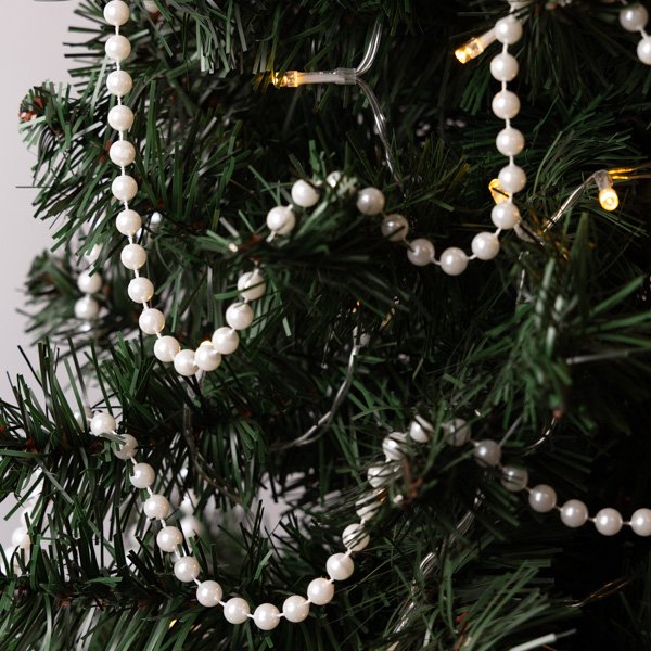 ΑΛΥΣΙΔΑ ΜΕ ΚΡΕΜ ΠΕΡΛΑ, 8mm, 1000cm (600-47719) - Image 2