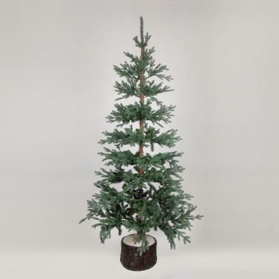 ΔΕΝΤΡΟ ΔΑΝΙΑ, PE KAI PVC, ΜΕ ΞΥΛΙΝΟ ΚΟΡΜΟ ΣΤΗ ΒΑΣΗ, 180cm (600-30642)