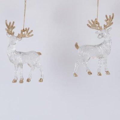 ΤΑΡΑΝΔΑΚΙΑ ΑΚΡΥΛΙΚΑ, ΜΕ ΣΑΜΠΑΝΙ ΓΚΛΙΤΕΡ, 2 ΣΧΕΔΙΑ, 13cm (600-46560)