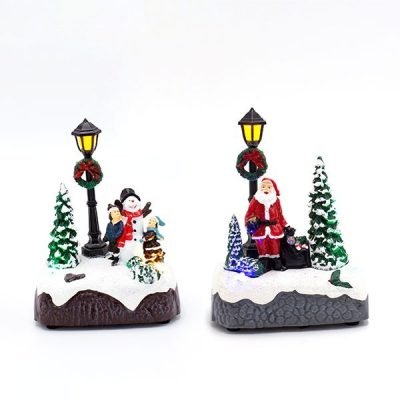 DISPLAY BOX, ΧΡΙΣΤΟΥΓΕΝΝΙΑΤΙΚΗ ΠΑΡΑΣΤΑΣΗ, ΜΠΑΤΑΡΙΑΣ, 2 ΣΧΕΔΙΑ, 12ΤΜΧ, 9.6×5.7×12.8cm (600-47928)