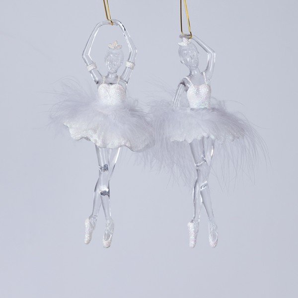 ΜΠΑΛΑΡΙΝΑ ΑΚΡΥΛΙΚΗ ΔΙΑΦΑΝΗ, ΜΕ ΛΕΥΚΟ ΙΡΙΔΙΖΟΝ GLITTER ΚΑΙ ΛΕΥΚΑ ΠΟΥΠΟΥΛΑ, 2 ΣΧΕΔΙΑ, 7,5x17cm, ΤΙΜΗ ΑΝΑ ΤΜΧ (600-45594)