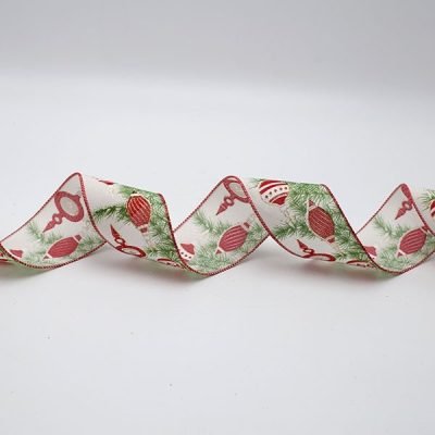 ΚΟΡΔΕΛΑ ΜΕ ΧΡΙΣΤΟΥΓΕΝΝΙΑΤΙΚΕΣ ΜΠΑΛΕΣ, 6.30cm, 10M (600-47561)