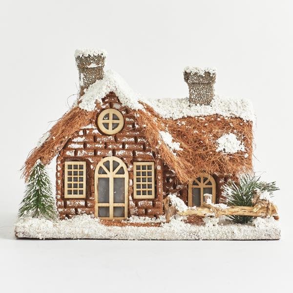 ΣΠΙΤΑΚΙ ΦΩΤΙΖΟΜΕΝΟ, ΜΕ ΜΟΝΟΠΑΤΙ, ΜΠΑΤΑΡΙΑΣ, 30x20x20cm (600-43990)