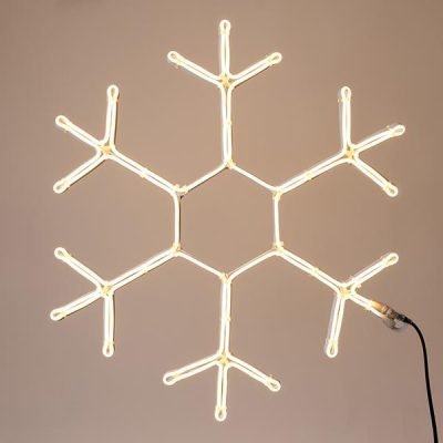 ΧΙΟΝΟΝΙΦΑΔΑ, 5m ΝΕΟΝ LED ΦΩΤΟΣΩΛΗΝΑΣ, ΜΟΝΟΚΑΝΑΛΟΣ, ΘΕΡΜΟ ΛΕΥΚO LED, 59x50cm, IP44 (600-23115)