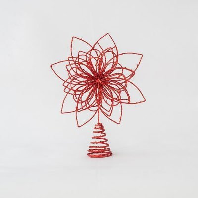 ΚΟΡΥΦΗ ΔΕΝΤΡΟΥ ΑΠΌ ΣΥΡΜΑ, ΛΟΥΛΟΥΔΙ, ΚΟΚΚΙΝΟ, 30x24cm (600-44922)