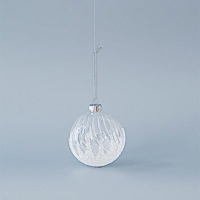 ΓΥΑΛΙΝΗ ΜΠΑΛΑ, ΔΙΑΦΑΝΗ, ΜΕ ΔΙΑΦΑΝΕΣ ΧΑΝΤΡΕΣ, ΣΕΤ 4ΤΜΧ, 8cm (600-45095)