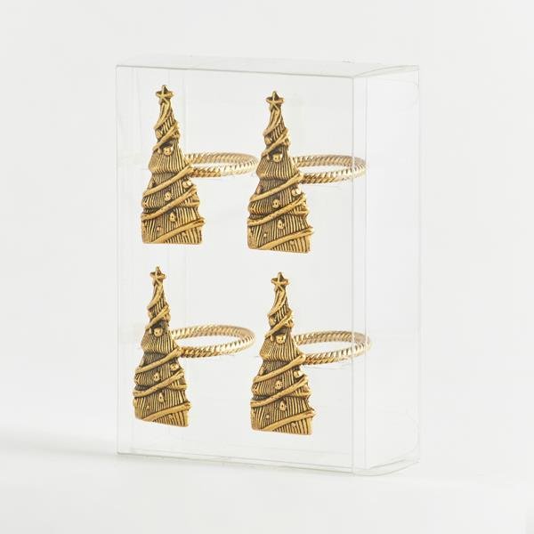 ΔΑΧΤΥΛΙΔΙ ΠΕΤΣΕΤΑΣ, ΜΕΤΑΛΛΙΚΟ, ΜΕ ΧΡΥΣΟ ΔΕΝΤΡΑΚΙ, ΣΕΤ 4ΤΜΧ (600-44337)