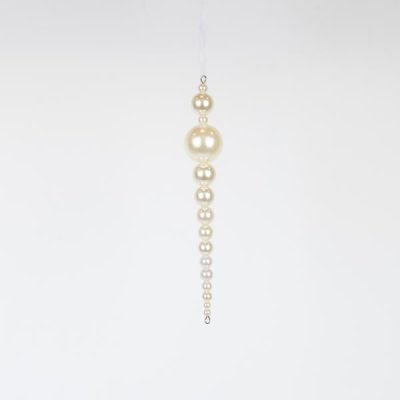 ΣΤΑΛΑΚΤΙΤΗΣ ΜΕ ΠΕΡΛΕΣ, ΛΕΥΚΟΣ, 15cm (600-46474)