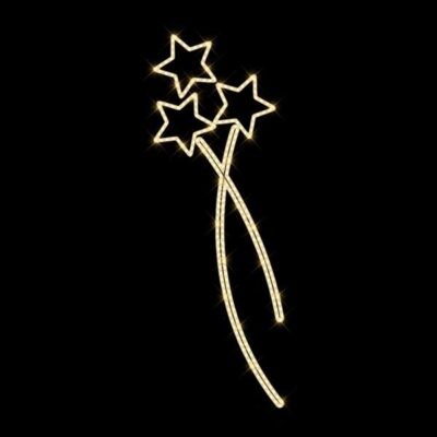 ΕΠΑΓΓΕΛΜΑΤΙΚΟ ΣΧΕΔΙΟ, ΕΠΙΣΤΗΛΙΟ, ΜΕ ΑΣΤΕΡΙΑ, 230V, ΘΕΡΜΗ ΛΕΥΚΗ LED ΦΩΤ/ΝΑ, ΘΕΡΜΑ ΛΕΥΚΑ LED, 190x90cm, IP65 (600-23602)