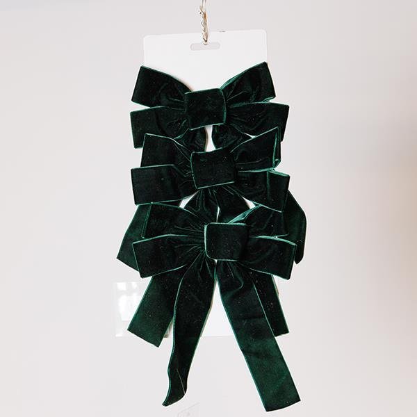 ΜΙΚΡΟΙ ΦΙΟΓΚΟΙ ΒΕΛΟΥΔΙΝΟΙ ΣΜΑΡΑΓΔΙ, ΣΕΤ 3ΤΜΧ, 16x24cm (600-47541)