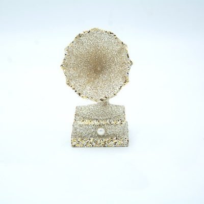 ΑΚΡΥΛΙΚΟ ΣΤΟΛΙΔΙ, ΓΡΑΜΜΟΦΩΝΟ, ΣΑΜΠΑΝΙ GLITTER, 5.3×5.3×10.6cm (600-47681)