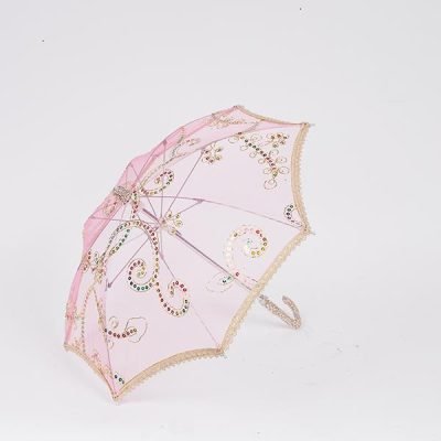 ΟΜΠΡΕΛΑ, ΡΟΖ ΟΡΓΑΝΤΖΑ, 41cm (600-46885)