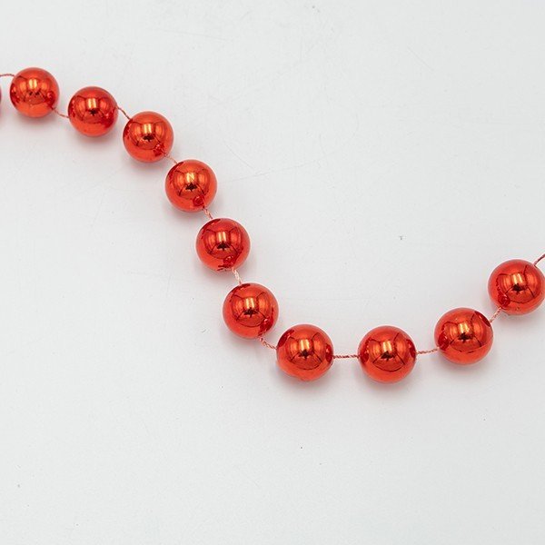 ΑΛΥΣΙΔΑ ΜΕ ΚΟΚΚΙΝΕΣ ΠΕΡΛΕΣ, 20mm, 280cm (600-47580)