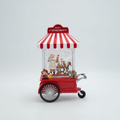 ΕΡΓΑΣΤΗΡΙ ΤΟΥ ΑΓΙΟΥ ΒΑΣΙΛΗ, ΜΕ ΝΕΡΟ ΣΤΟ ΕΣΩΤΕΡΙΚΟ, ΦΩΤΙΖΟΜΕΝΟ, ΜΠΑΤΑΡΙΑΣ, TIMER, 17.5x9x27cm (600-48150)