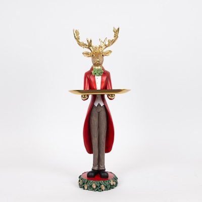 ΕΛΑΦΙ ΜΕ ΠΙΑΤΕΛΑ, ΚΑΙ ΣΤΟΛΙΣΜΕΝΑ ΚΕΡΑΤΑ, ΠΟΛΥΡΕΖΙΝ, 19x61cm (600-47038)