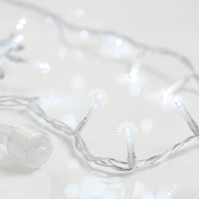 ΣΕΙΡΑ, 300 FLASH LED 5mm, 31V ΜΕΤΑΣΧΗΜΑΤΙΣΤΗ, 4 ΕΠΕΚΤΑΣΕΙΣ ΕΩΣ 3 ΣΕΤ, ΔΙΑΦΑΝΟ PVC ΚΑΛΩΔΙΟ, ΛΕΥΚΟ LED ANA 10cm, ΠΡΟΕΚΤΑΣΗ ΠΑΡΟΧΗΣ 3m, ΙΡ44 (600-02540)